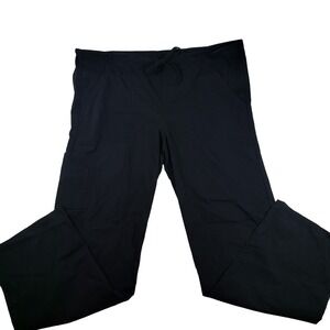 Scrubstar Black Cargo‎ Scrub Pants Drawstring Waist WM01B082 Mens Small S 38x28